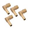 4Pcs Brass Male Thread Elbow Hose Tail Barb Connector Fitting G14" 8mm