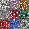 Crystal Ab Mixed Size Ss3-ss20 Bulk Package Non Hotfix Rhinestones Flat Back Rhinestones   for Nail Art