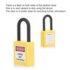 10 Sets 38mm Lockout Lock Dustproof Nylon Industrial Engineering Insulation Security Tool for Factories