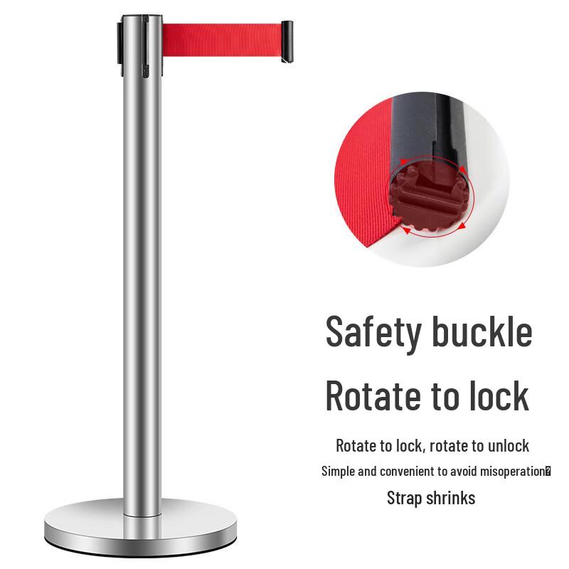 Retractable Crowd Control Barrier