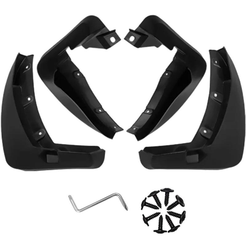 Front+Rear Mud Flaps Black Mud Flaps for Renault Koleos 2009-2016 Wheel Fender Accessories Mudflaps Mudguards