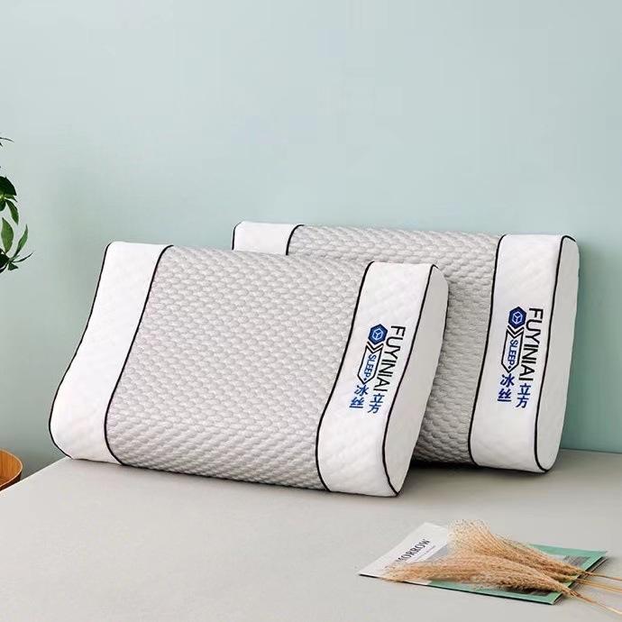 Cool Bingdou Bean Latex Pillow Thai Natural Latex Pillow Student Adult Cervical Massage
