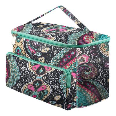 Crochet Yarn Organizer Bag Large-capacity Knitting Needles Organizer Handbag Waterproof Lightweight for Sewing Crochet Hooks