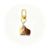 Mini Piano Keychain Gradient Color 3D Music Note Design Creative Bag Decor for Christmas Small Gift