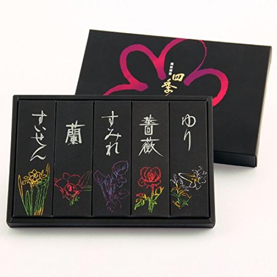 Awaji Umekundo Incense Floral Premium Four Seasons 25g Sympathy Stylish Set, Scent, Incense, Flowers, Each, Offering, #815