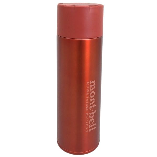 Montbell Alpine Thermo for Men and 1134167RD Bottle, 0.5L, Red, Women,