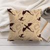 Fourth WWing Dragon Cushion Cover Silky Short Plush Invisible Zipper Dustproof Sofa Pillow Case for Home Decor
