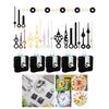 1 Set DIY Wall Clock Movement Easy Assembly Mechanism Repair Part Accurate Time Display for Craft Enthusiasts and Home