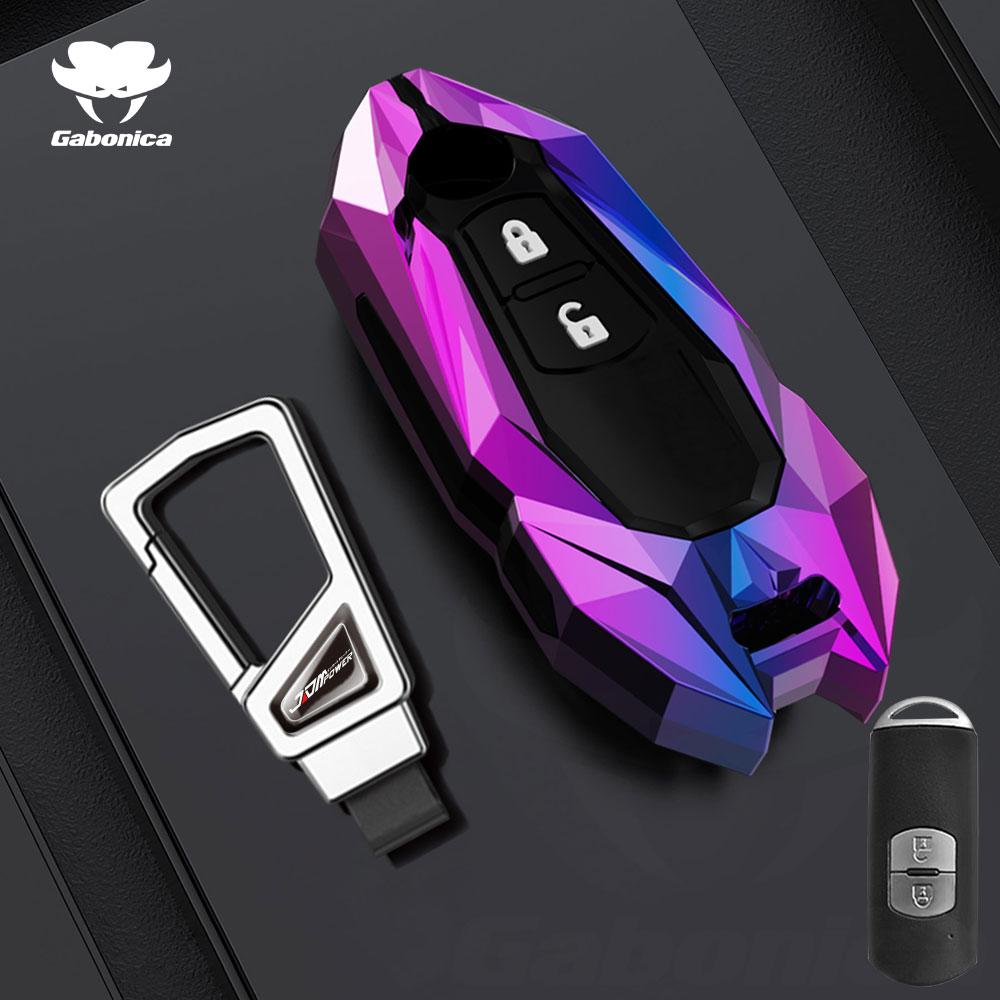 New 2 3 Buttons Zinc Alloy Car Key Fob Case Cover For Mazda 2 3 6 Atenza Axela Demio Cx30 Cx-4 Cx-5 Cx5 Cx-3 Cx7 Cx8 Cx-8 Cx-9