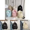 Smiling Face Pattern Backpack For Women With Zipper Closure And Interior Pockets For Daily Commute