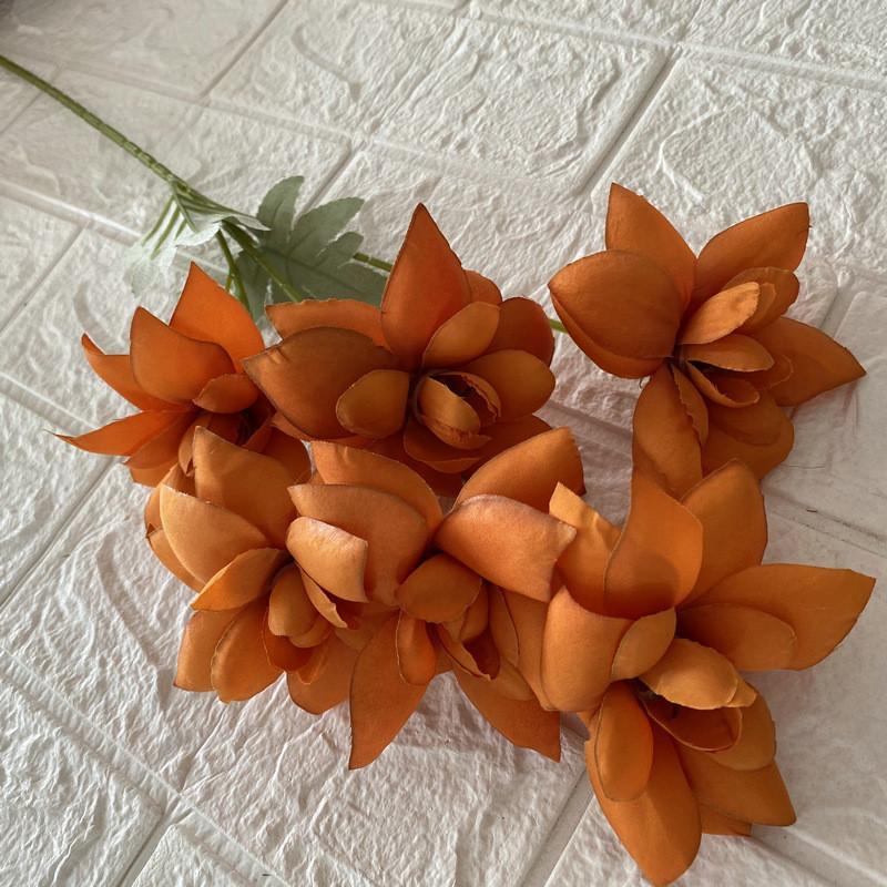 Gardenia Artificial Flower Wedding Hotel Restaurant Decoration Ornament Desktop