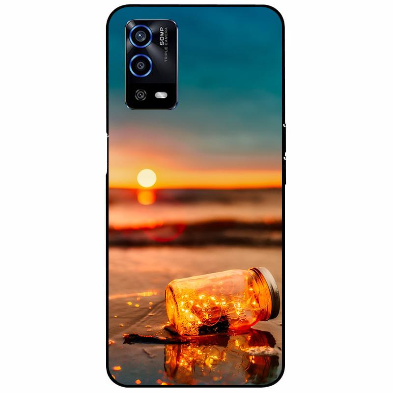 

For Oppo A55 4G Case 6.51 Soft Silicone Protective Marble Phone Cover for Oppo A55 Case TPU Funda For OPPOA55 A 55 CPH2325 Bag OPPO A55 4G
