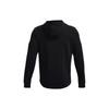 Under Armour Terry Casual Sport Printed Hoodie Men Tops Black 1370458-001