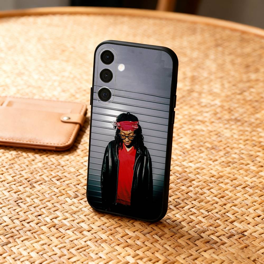 L-Lil T-Tecca Phone Case For Samsung A73,72,71,53,52,51,22,91,80, Soft Black Cover