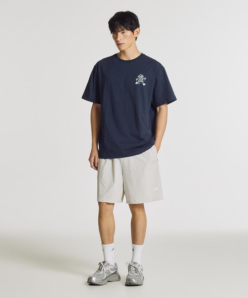 Nyuballanseu Nbneg35613 / Uni Frozen Pictogram Short Sleeve T-Shirt (Navy)