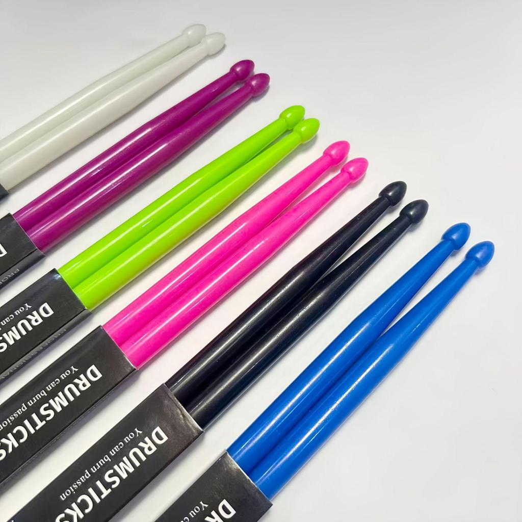 Neon 5A Nylon Luminous Drumsticks for Jazz - Colored Fluorescent Drumsticks