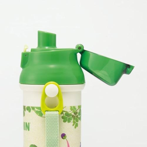 Skater Children's Plastic Water Bottle 480ml One Push Open/Close Antibacterial Child Friendly Lightweight Antibacterial Treatment Made in Japan Ninten