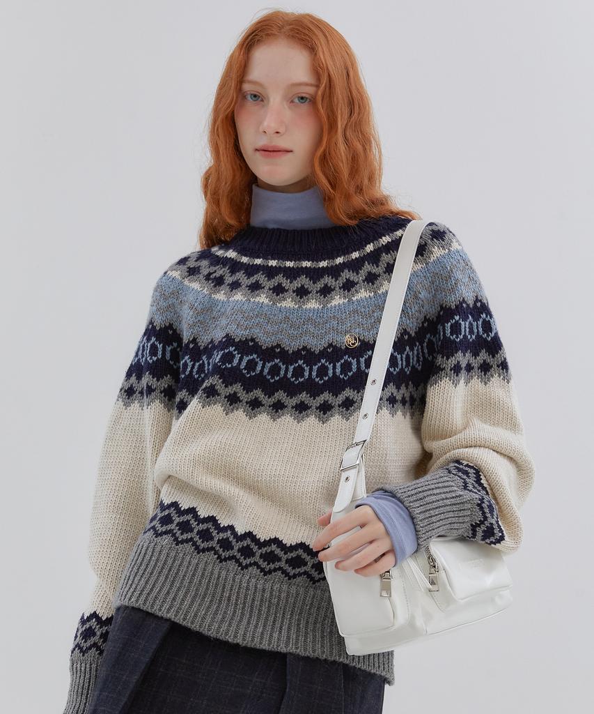 ANOETIC Anc Nordic Pullover Knit_Ivory
