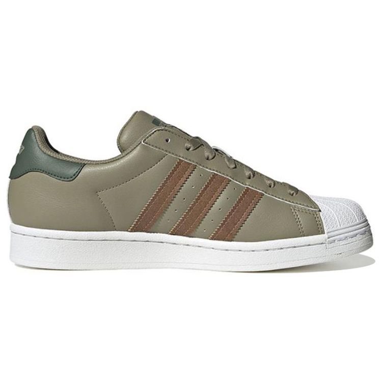 Adidas Originals Superstar Casual Low-Top Sneakers Unisex Sneakers Green Brown GY0012