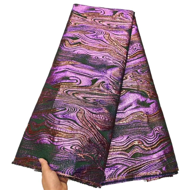 1 Yards Chinese Traditional Hanfu Jacquard Lace Fabric High Quality Nigerian African Brocade Fabric Diy Sewing Fashion Apparel