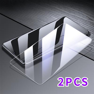 2 adet iPhone 15 14 13 12 Pro Max 14 artı 13 12 mini 11 X XR XS 8 7 6 6s artı SE 2020 HD şeffaf ekran koruyucu