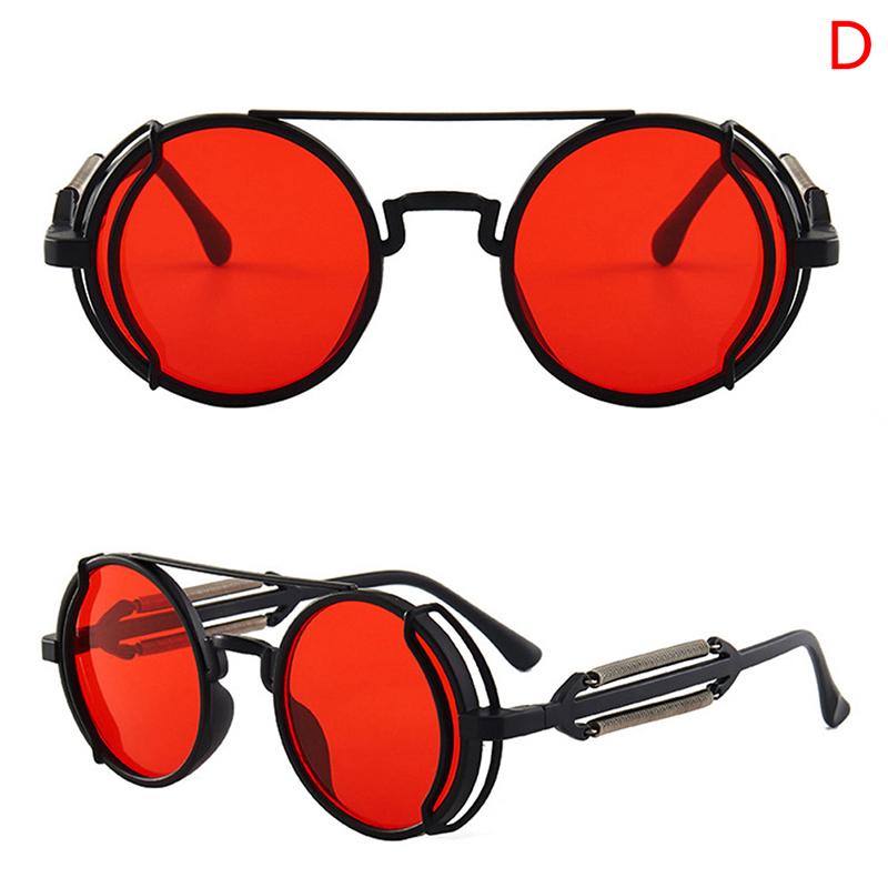 

Солнцезащитные очки в стиле стимпанк в стиле ретро, ​​мужские круглые очки в стиле панк, женские солнцезащитные очки UV400