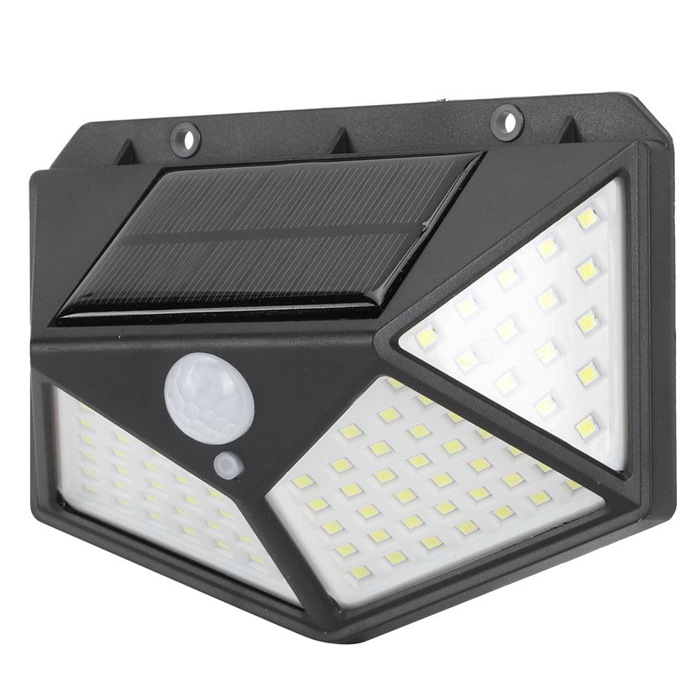 100LED Solar Motion Sensor Light Waterproof Wall Light Street Lamp for Outdoor Garden Yard