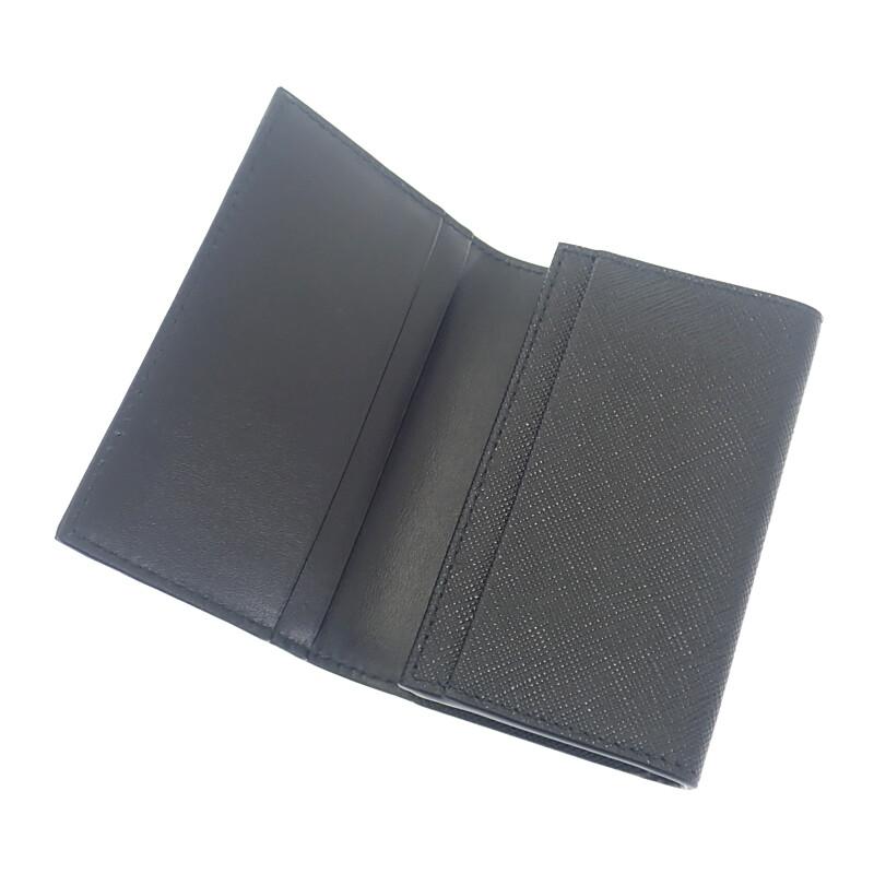 Prada 1MC110_QHH_F0632 Portcard negru Safiano Femei