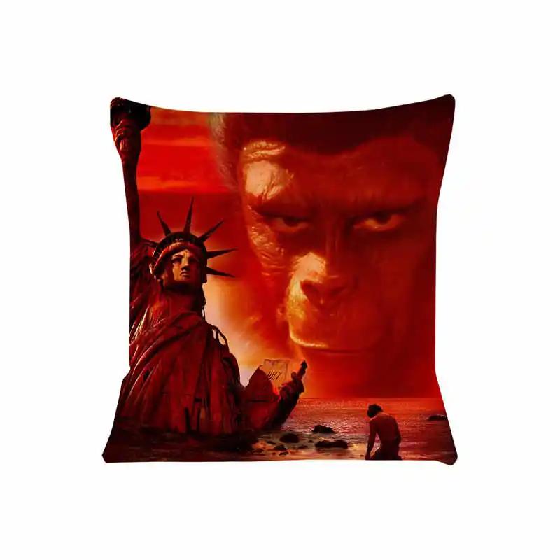 

Planet of the Apes Cushion Cover for Sofa Pillow Case Cover Seat Car Throw Pillowcase 45x45cm For Home Decorative SJ-713 12x12Inch