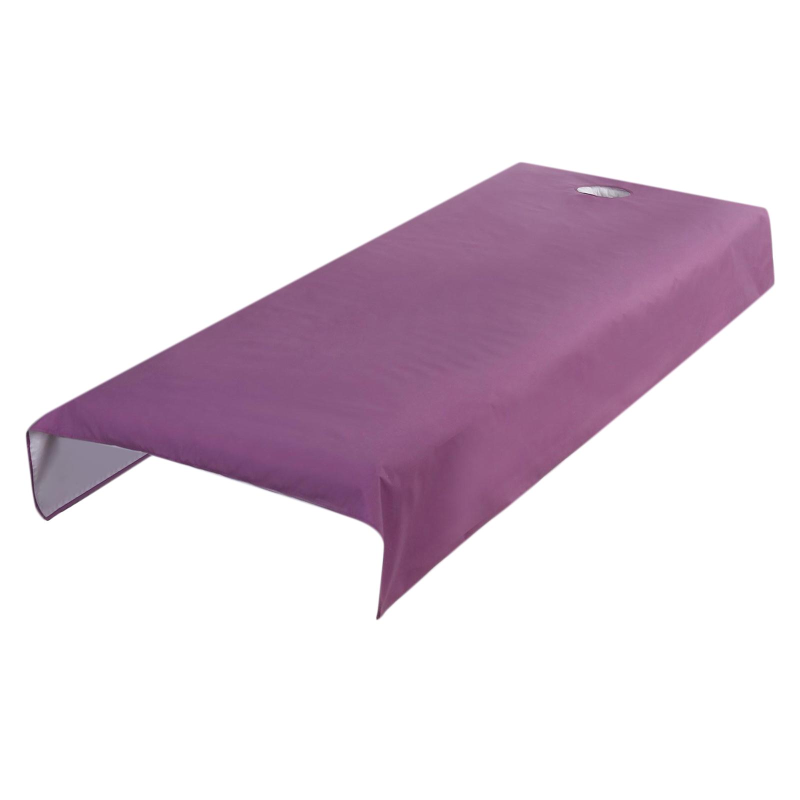 

120cmx210cm Beauty Salon Bed Sheet Waterproof Massage Bed Cover Spa Treatment Couch Tablecloth with Face Breath Hole Lightweight