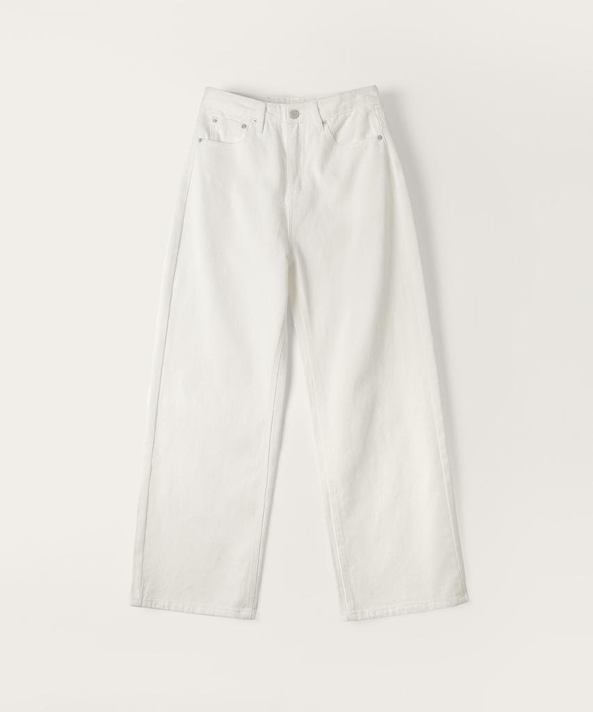 Toabe Labo Wide Cotton Pants (Ivory)