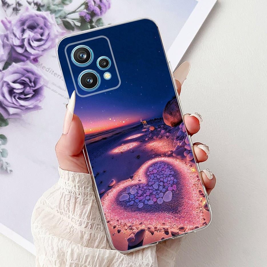 For Realme 9 Pro Plus Case RMX3392 Luxury Fashion Painted Cover Soft Slim Phone Case For Realme 9 Pro Realme9 Pro+ Fundas Bumper
