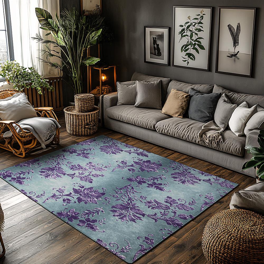 

Elegant Floral Doormat Indoor Outdoor Welcome Mat Washable Entryway Rug Home Decor Persian Style Area Rug Modern Farmhouse Decor 50x80cm