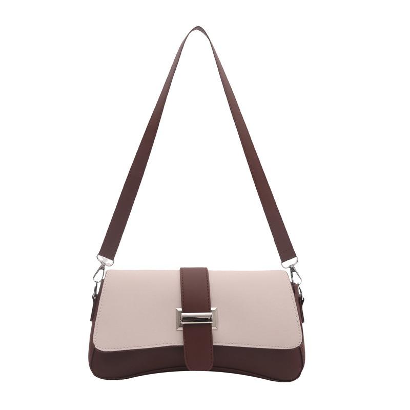 Premium textured bag women's new retro small square bag niche simple underarm bag versatile shoulder messenger bag