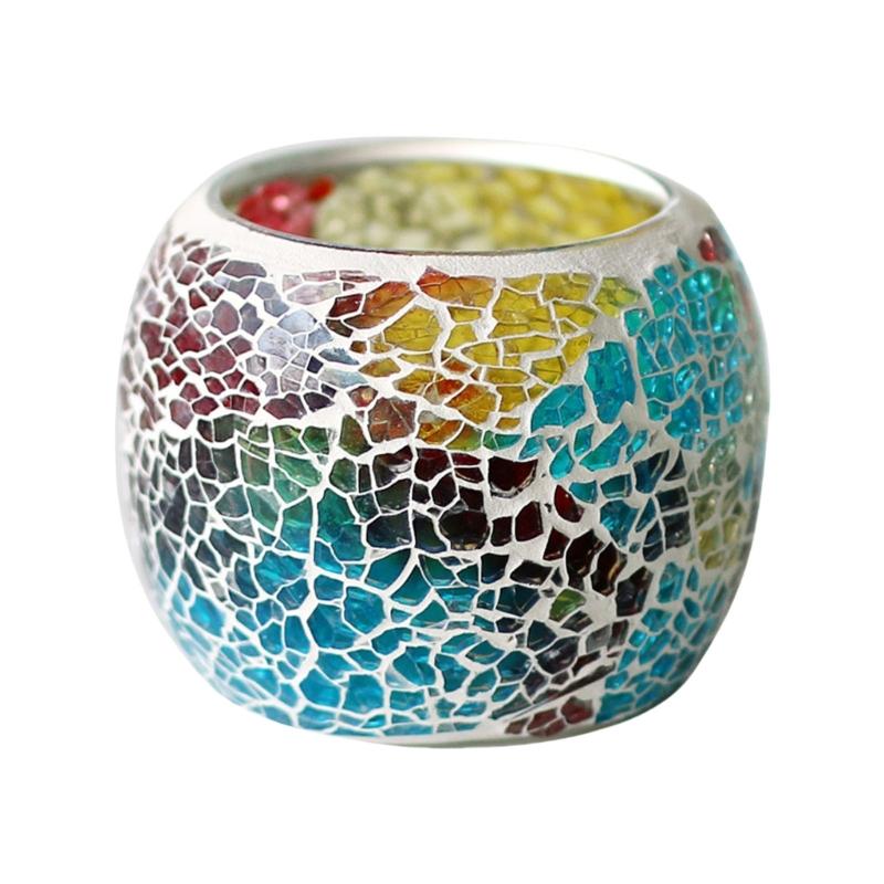 Romantische Evenementen Marokkaanse Glazen Kaarsenhouders Met Artistieke Tafeldecoratie