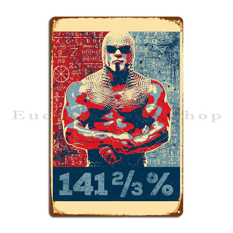 

Scott Steiner Math T Shirt Metal Plaque Customize Designing Designs Cinema Design Tin Sign Poster 20x30cm