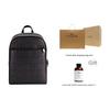 Coach Classic Logo Leather Backpack Large Men backpack Black CAJ90-QBMI5