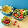 6pcs Reusable Vegetable Washing Basket, Filter Screen Basket, Kitchen Household Filter Screen, Fruit and Vegetable Washing Basket, Kitchen Supplies