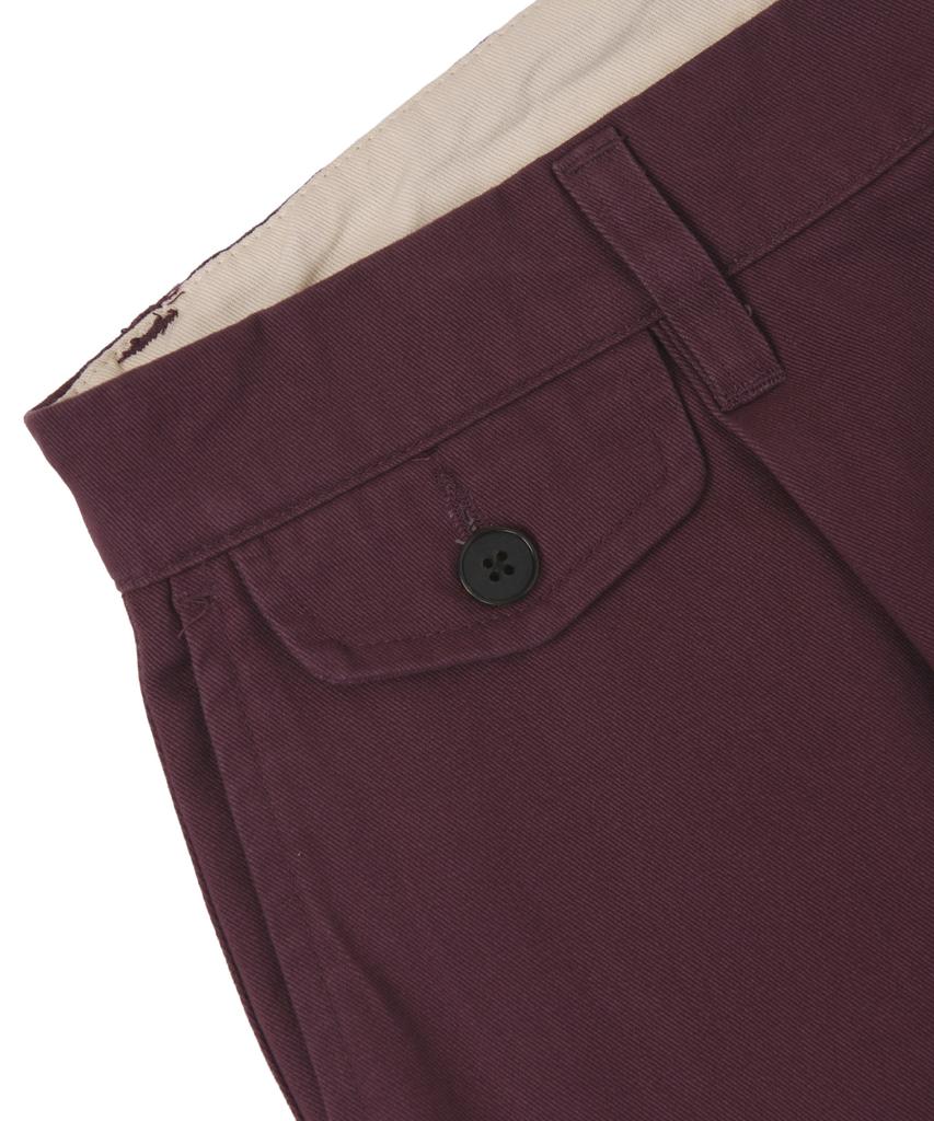 YALE Premium Vintage One-Pleat Coin Pocket Regular Chino Pants_Navy