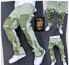 Vintage Men's Jeans Distressed Vibe Bell Bottoms Clean Fit Woodworking Workwear Denim Pants for Outdoor Trade