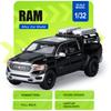 1:32 Ram Pickup Prado Automodell Miniatur Legierung Druckguss Spielzeug Ton und Licht Türen Geöffnet Rückziehbar Fahrzeug Exquisites Geschenk Für Jungen