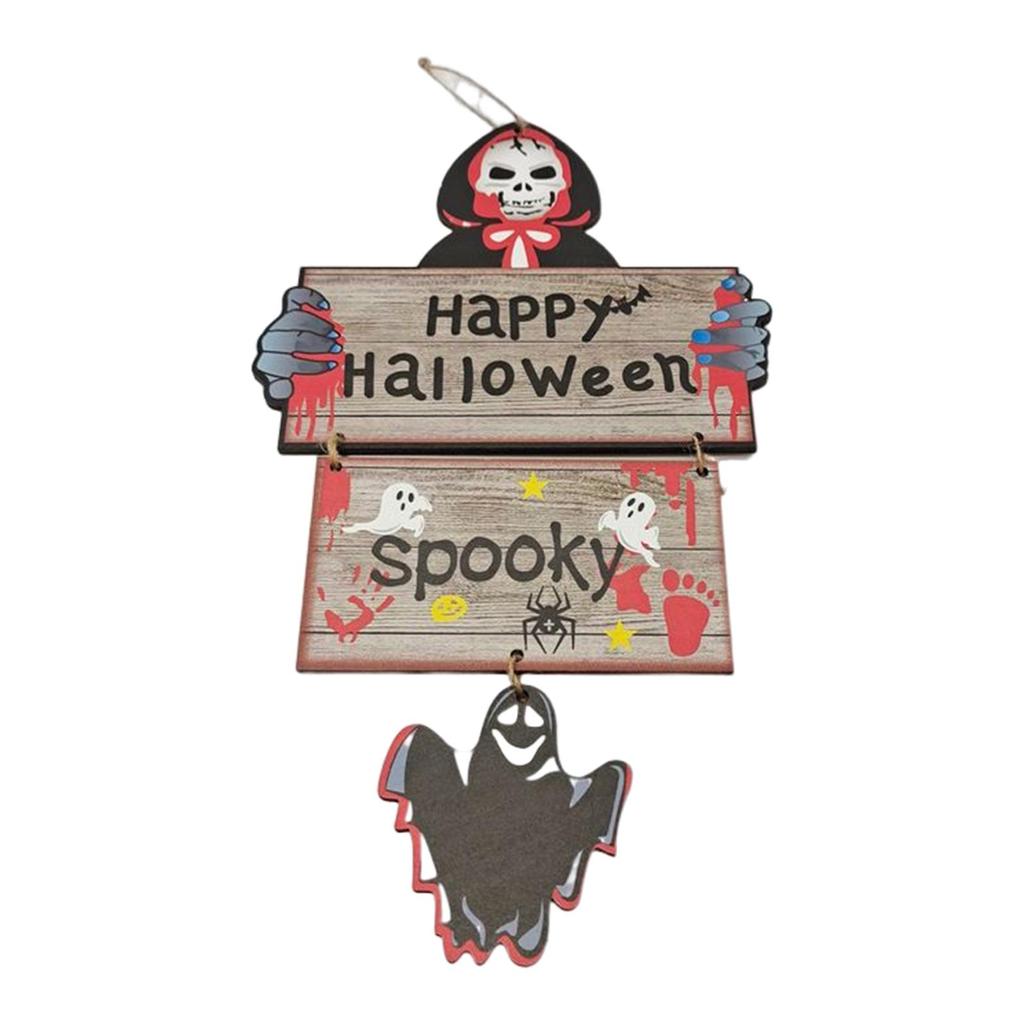 Halloween Opknoping Teken Voordeur Plaque Ambachten Veranda Outdoor Party