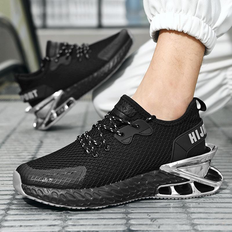 Men's Sneakers Electroplating Casual Training Breathable Travel Running Shoes