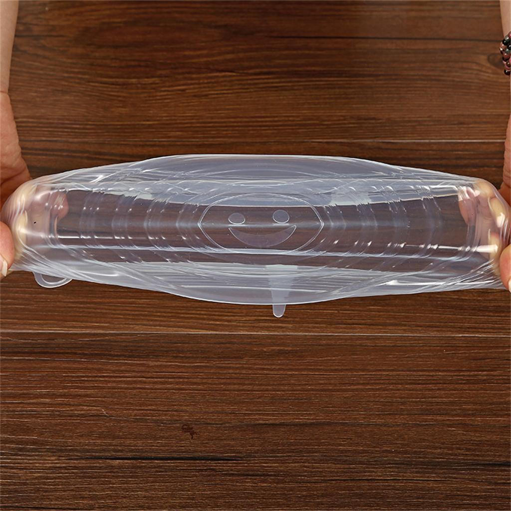 Food Grade Silicone Sresh-Keeping Cover Stretched Fruit Plastic Wrap Bowl Cover