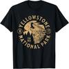 Yellowstone Wyoming Wolf Naturwanderung Draußen Vintage T-Shirt