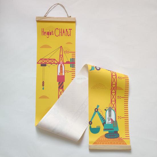 Height Growth Chart Useful Meaningful Anti-fade Height Chart Baby Height Measure Ruler Kids Growth Chart Household Supplies