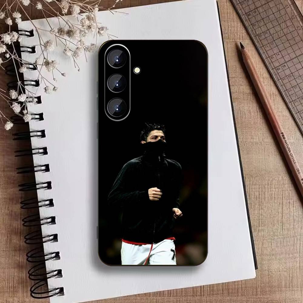 

Player H-Ronaldo C-CR7 Phone Case For Samsung Galaxy A73,21,22,32,71,53,52,51,80,5G Soft Black Cover Samsung a31