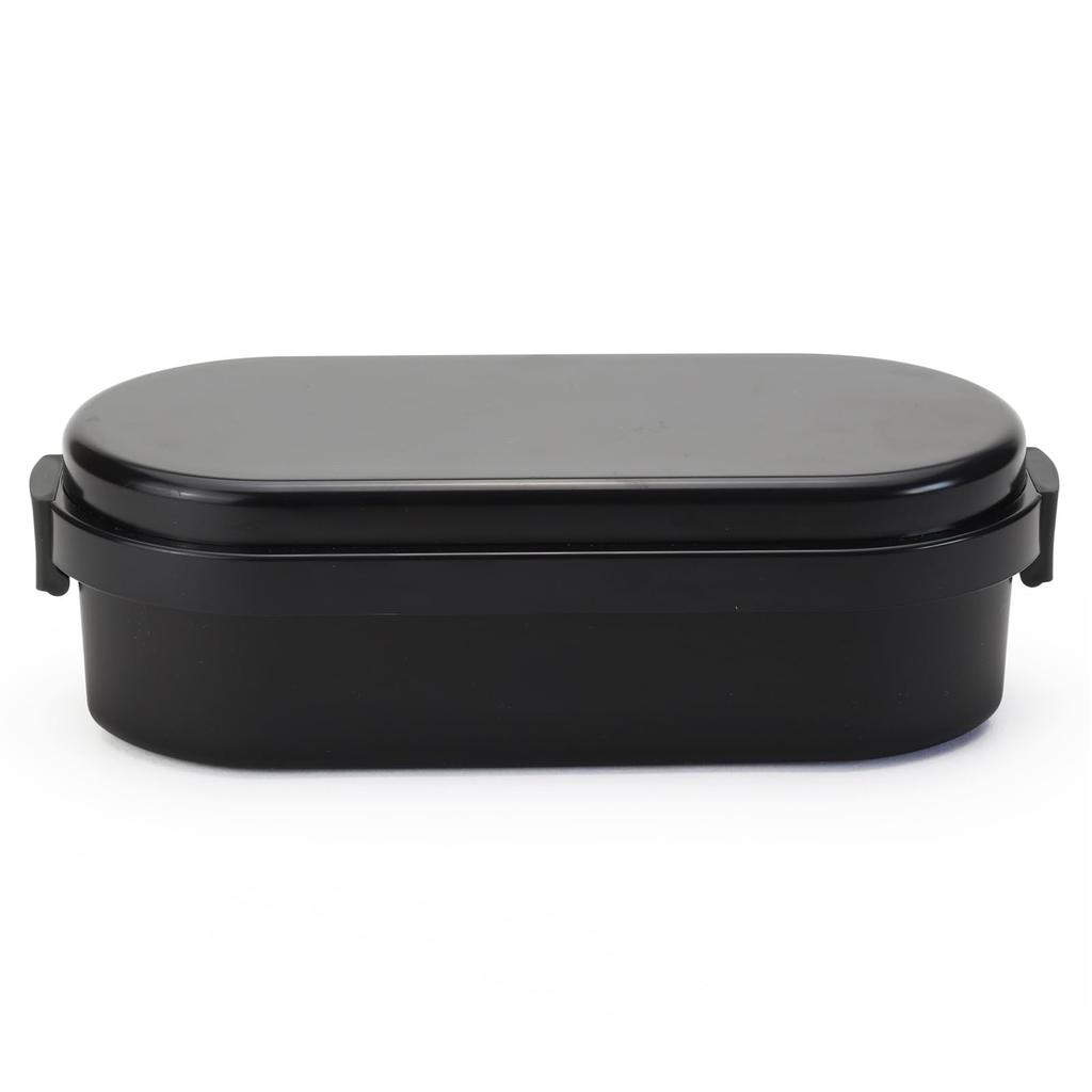Miyoshi Seisakusho Lunch Box with Integrated Ice Dome Caviar GEL-COOL Pack, L, Black, 0101-0174