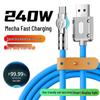 240W Rotatable Elbow Data Cable, Type-C for Fast Charging Huawei, Apple & Android Devices