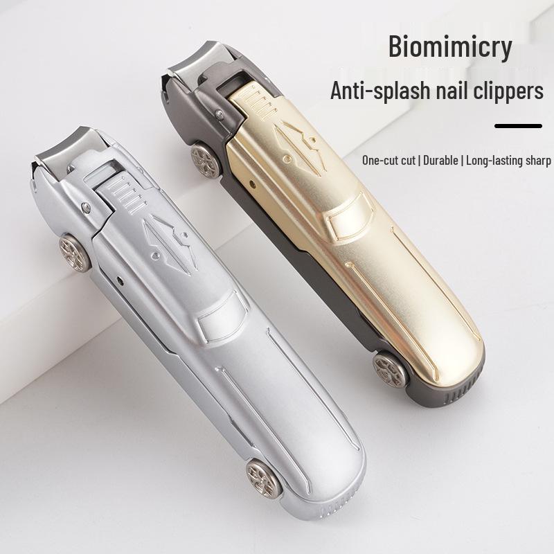 Bionic Anti-Splash Large Nail Clipper and Toenail Scissors Set